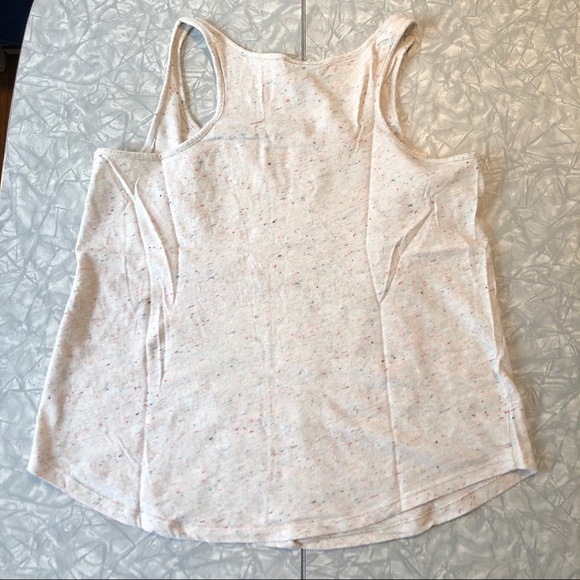 Oatmeal Heather Racerback Tank w/ Rainbow Neps - Picture 2 of 4